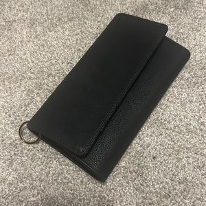 Vegan leather clutch